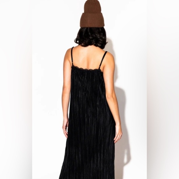 NWT Dressed in LALA Money Honey Plisse Slip Dress - Picture 2 of 5